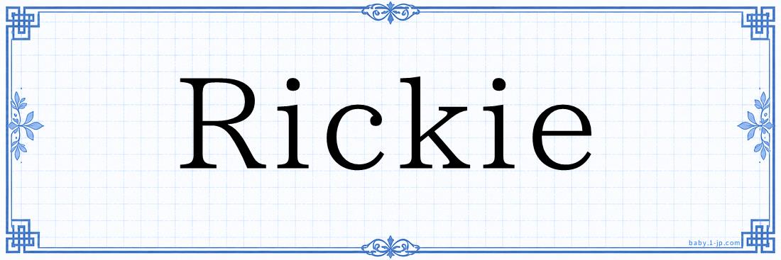 Rickie Typography