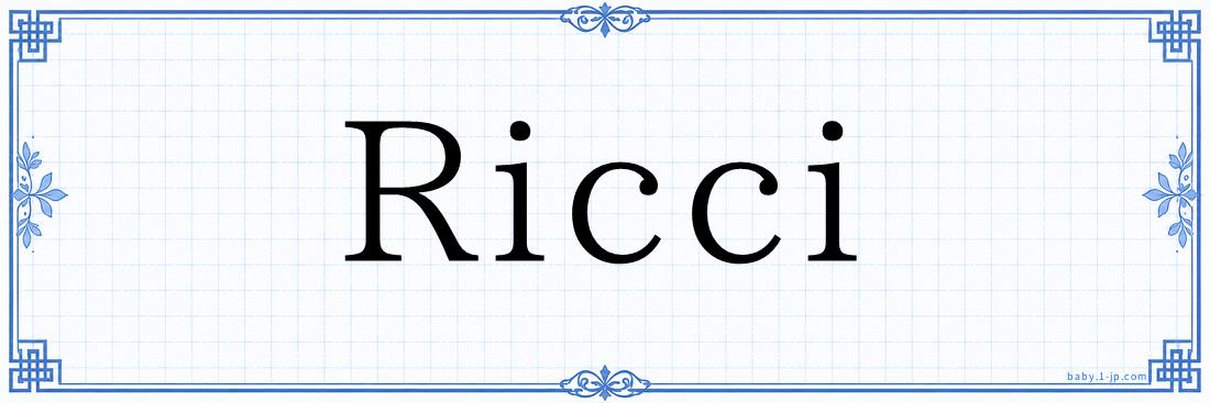 Ricci Typography