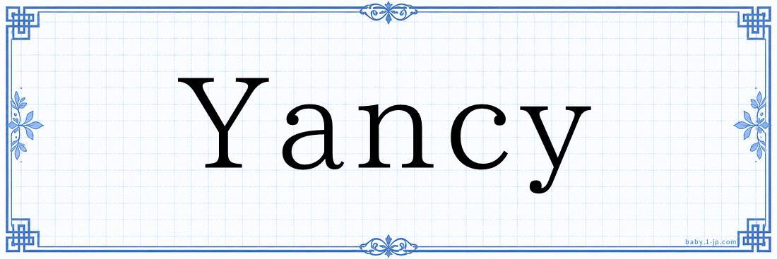 Yancy Typography
