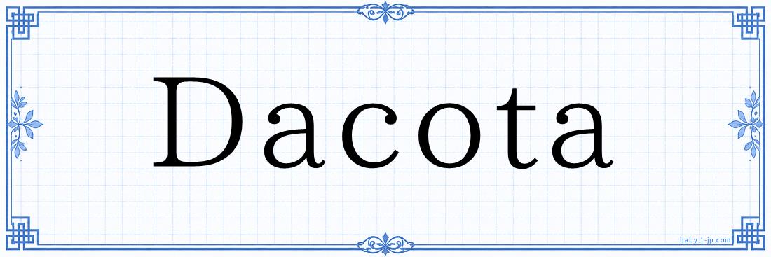 Dacota Typography