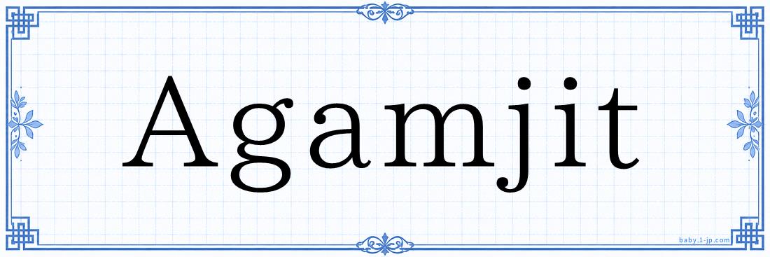 Agamjit Typography