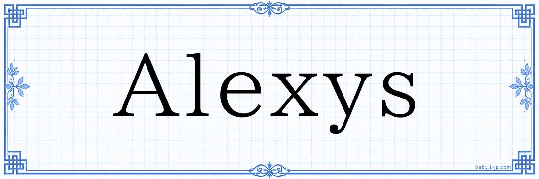 Alexys Typography