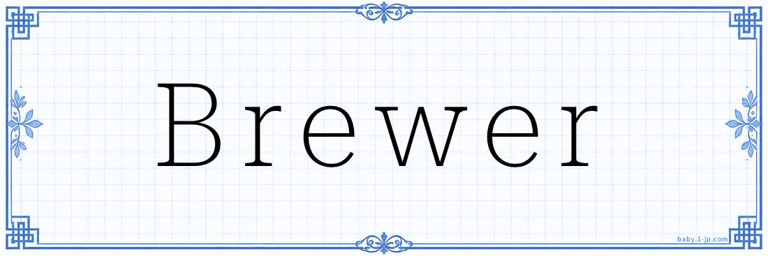 Brewer Calligraphy