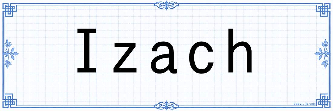 Izach lettering